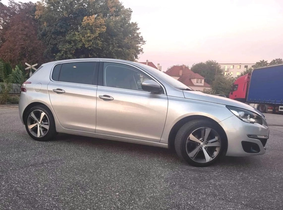 Peugeot 308 cena 27000 przebieg: 162000, rok produkcji 2014 z Gniezno małe 92